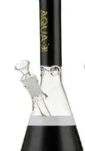 Aqua - 11″ Glass Bong with Bowl