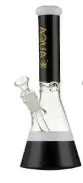 Aqua - 11″ Glass Bong with Bowl