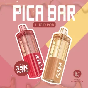 Assembled in USA | PICA BAR Lucid 35K Disposable POD – 35,000 Puffs