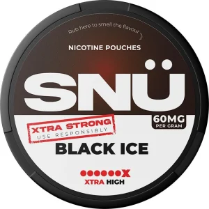 Black ice SNÜ nicotine pouches 20 pack