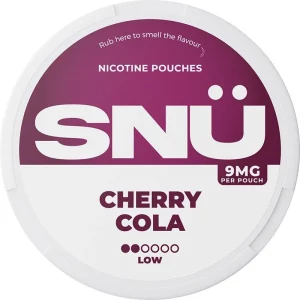 Cherry cola SNÜ nicotine pouches 20 pack