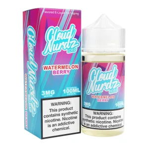 Cloud Nurdz Iced Synthetic Nicotine E-Juice 6MG Collection (100ml)