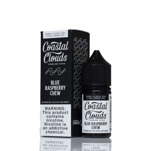 Coastal Clouds Salt – Blue Raspberry Chew – 30ml