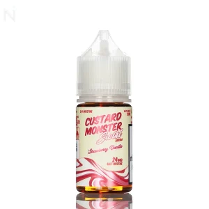 Custard Monster Salt – Strawberry Vanilla Swirl