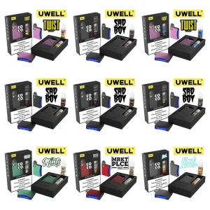 Daddy’s Vapor Salt 10ml E-Juice x Uwell Caliburn AK3 Pod Kit Bundle