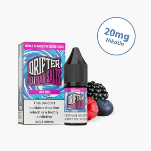 Drifter - Bar Salts | Mad Blue (Berry Mix) | Nicotine Salt Liquid (20mg)