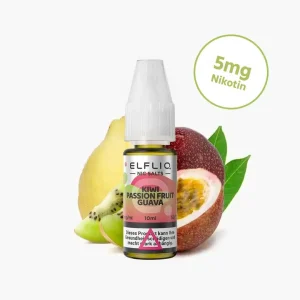 Elf Bar ElfLiq | Kiwi Passion Fruit Guava | Nicotine Salt Liquid (5mg)