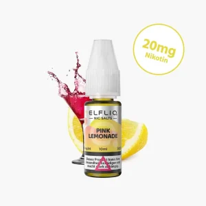 Elf Bar - ElfLiq | Pink Lemonade | Nicotine Salt Liquid (20mg)