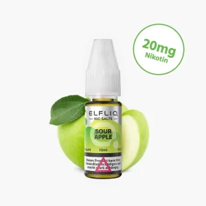 Elf Bar - ElfLiq | Sour Apple | Nicotine Salt Liquid (20mg)