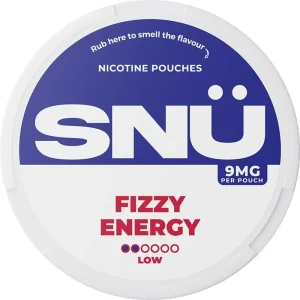 Fizzy energy SNÜ nicotine pouches 20 pack