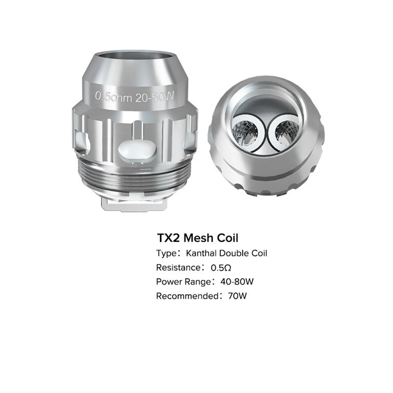 FreeMax Fireluke M/TX Replacement Coils – 5PK - Image 2