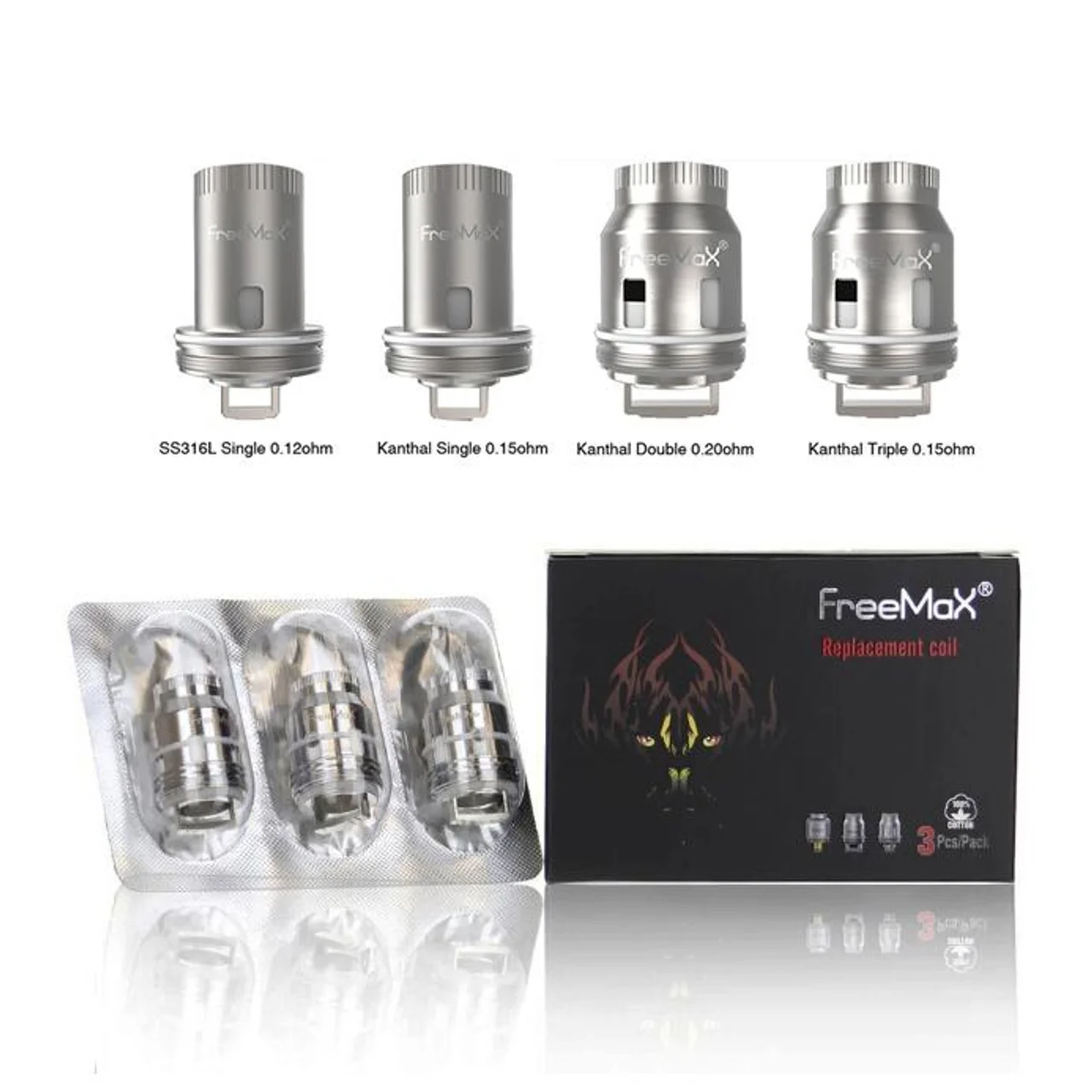 FreeMax Mesh Pro Replacement Coils – 3PK