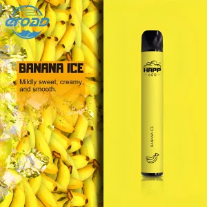 HAPP 600 Puffs Disposable Vape Device – Banana Ice