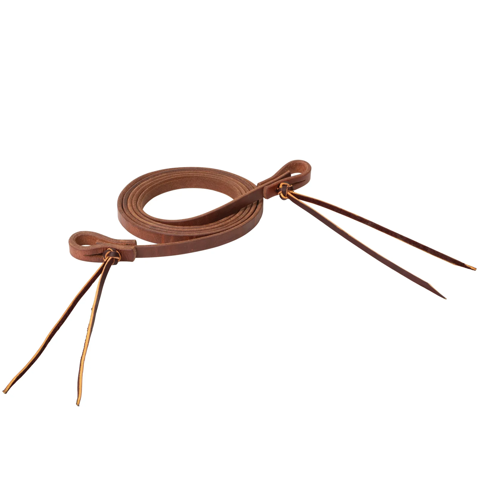 Heavy Harness Leather Pineapple Knot Roper Rein - Image 2
