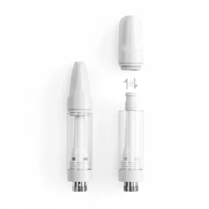 ILEVA FCC04 Full Ceramic Cartridge for Thick Oil 1.0ml / 0.5ml, Hand Press