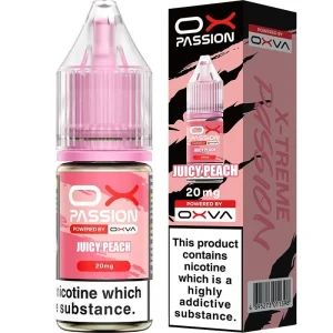 Juicy peach OX Passion e-liquid by OXVA 10ml