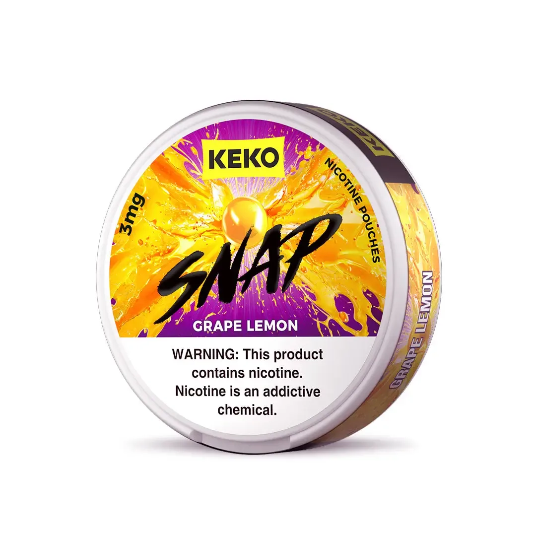 KEKO “SNAP” – Grape Lemon – Nicotine Pouch (15 Count)