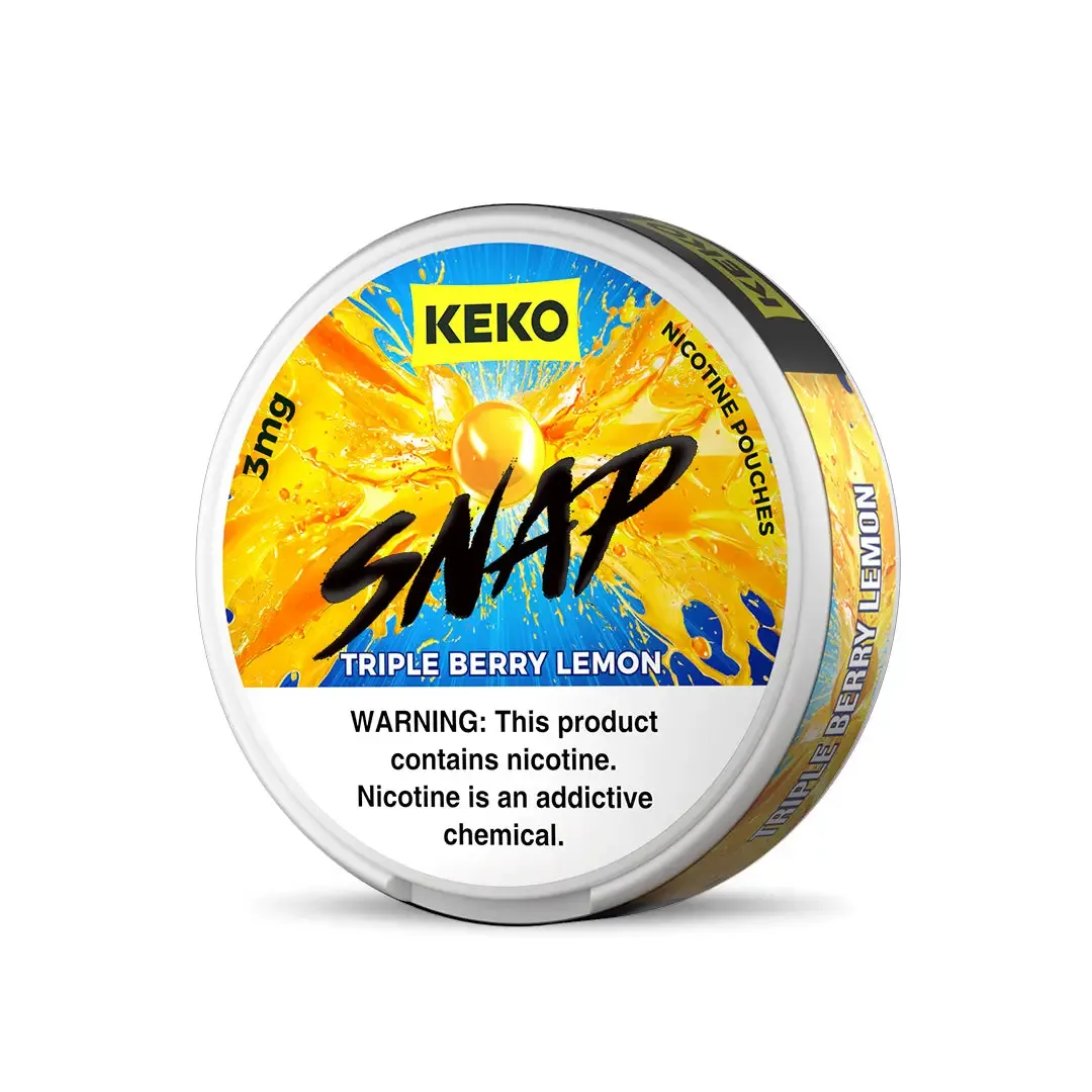 KEKO “SNAP” – Triple Berry Lemon – Nicotine Pouch (15 Count)