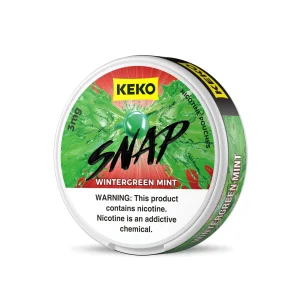 KEKO “SNAP” – Wintergreen Mint – Nicotine Pouch (15 Count)