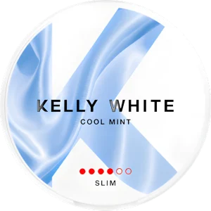 Kelly White Cool Mint Slim 8mg Nicotine Pouches (5 Pack)