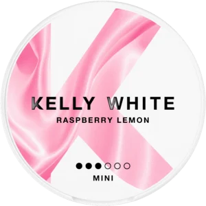 Kelly White Raspberry Lemon Mini 5.5mg Nicotine Pouches (5 Pack)