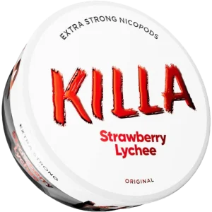 Killa Strawberry Lychee 13.2mg Nicotine Pouches (5 Pack)