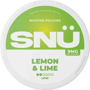 Lemon & lime SNÜ nicotine pouches 20 pack