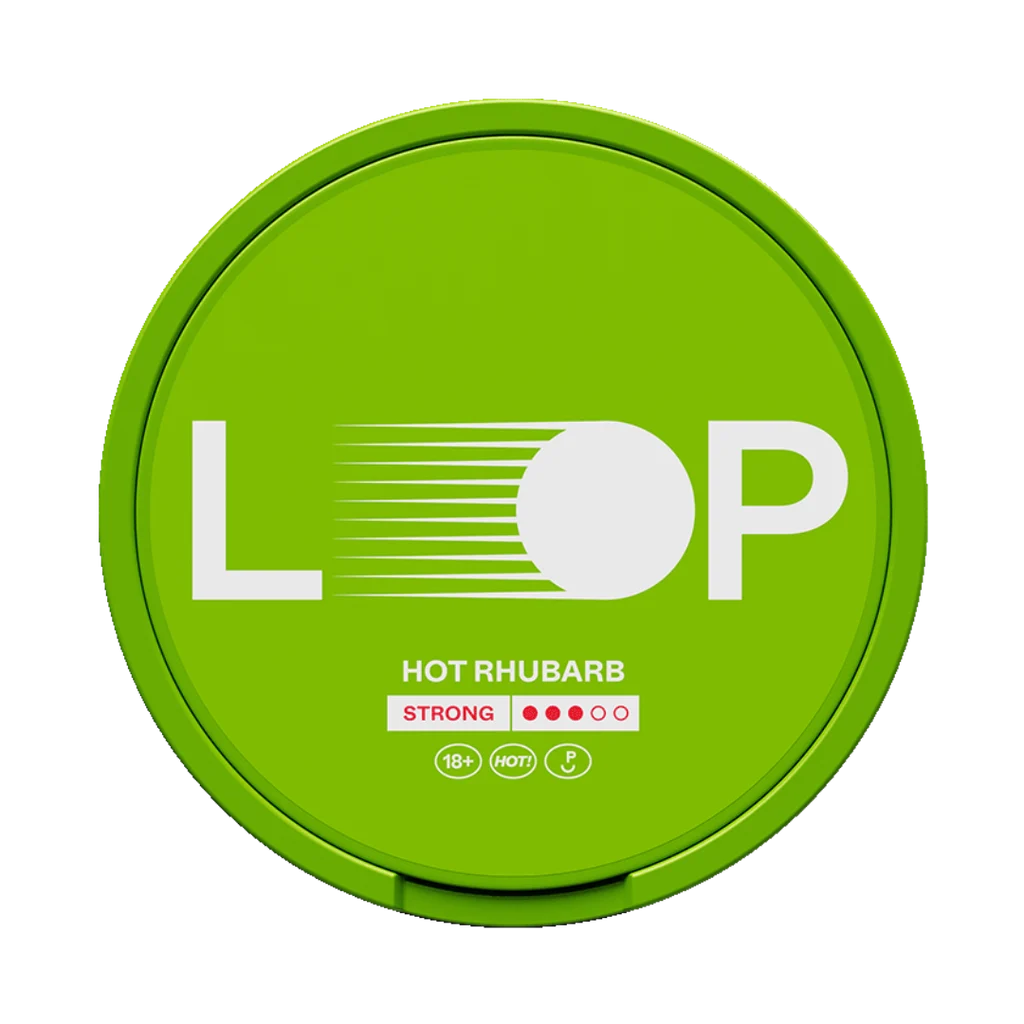 Loop Hot Rhubarb 9.4mg Nicotine Pouches (5 Pack)