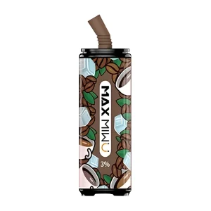 Max Miwu Coke Tin Disposable E-cigs 3600 Puffs – Raw-coconut-latte