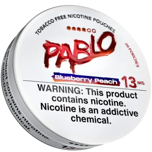 Pablo Blueberry Peach 13mg Nicotine Pouches (5 Pack)