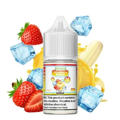 Pod Juice TFN Salt Nic - Strawberry Banana Freeze | 30ml