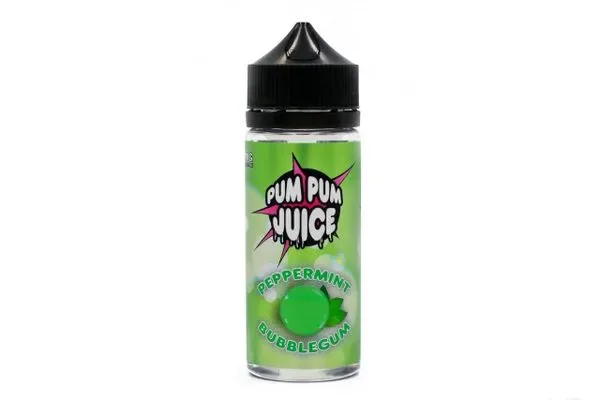 Pum Pum Juice Peppermint Bubblegum 120ml E Liquid