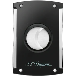 S.T. Dupont 2-in-1 Cigar Cutter & Stand – Black