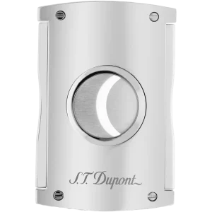 S.T. Dupont 2-in-1 Cigar Cutter & Stand – Chrome