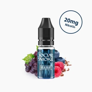 Social Smoke Baja Blue | Nicotine Salt E-liquid (20 mg)