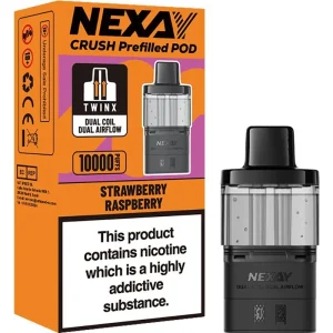 Strawberry raspberry Nexay Crush pod & refill by VOOPOO 10ml