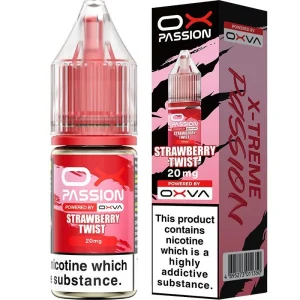 Strawberry twist OX Passion e-liquid by OXVA 10ml