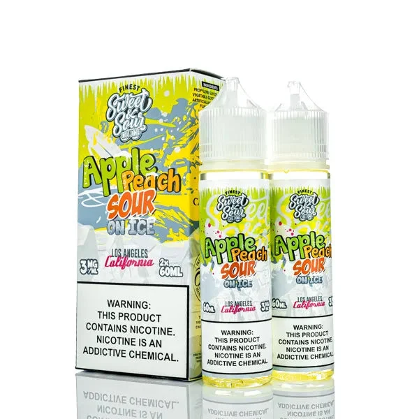The Finest E-Liquid – Sweet & Sour – Apple Peach Sour On Ice – 120ml (DISCONTINUED)
