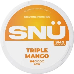 Triple mango SNÜ nicotine pouches 20 pack