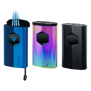Vector Icon III Electric Quadruple Flame Torch Lighter