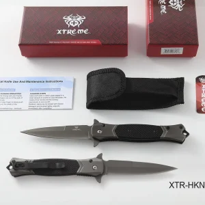 Xtreme - 8.86" Carbon Shadow Foldable Pocket Knife