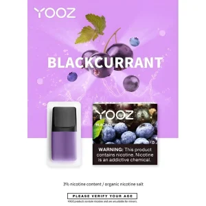 YOOZ Pods 2pcs/Pack 3% Nic – Blackcurrant