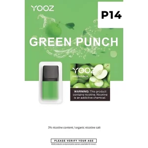 YOOZ Pods 2pcs/Pack 3% Nic – Green Apple