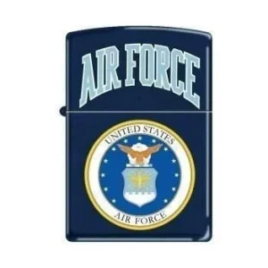 Zippo Lighter - Air Force Logo Navy Matte