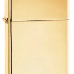 Zippo Lighter - Slim High Polish Brass